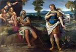 欧洲12-19世纪油画一_Annibale Carracci - Erminia takes Refuge with the Shepherds